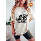 Cat Lover Shirt, ,Skeleton Cat Shirt, Black Cat Shirt, S