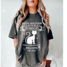 Vintage Halloween,, ,SalemSantury For Wayward Cat Shirt