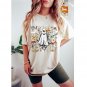 Halloween Shir, ,Retro Ghost Floral Cute Halloween Shirt