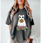 Cute Fall Shirt, ,Floral Ghost Halloween Shirt