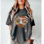 ,Cute Fall SkeletonShirt,HalloweenShirt,Gift For Her,Tre
