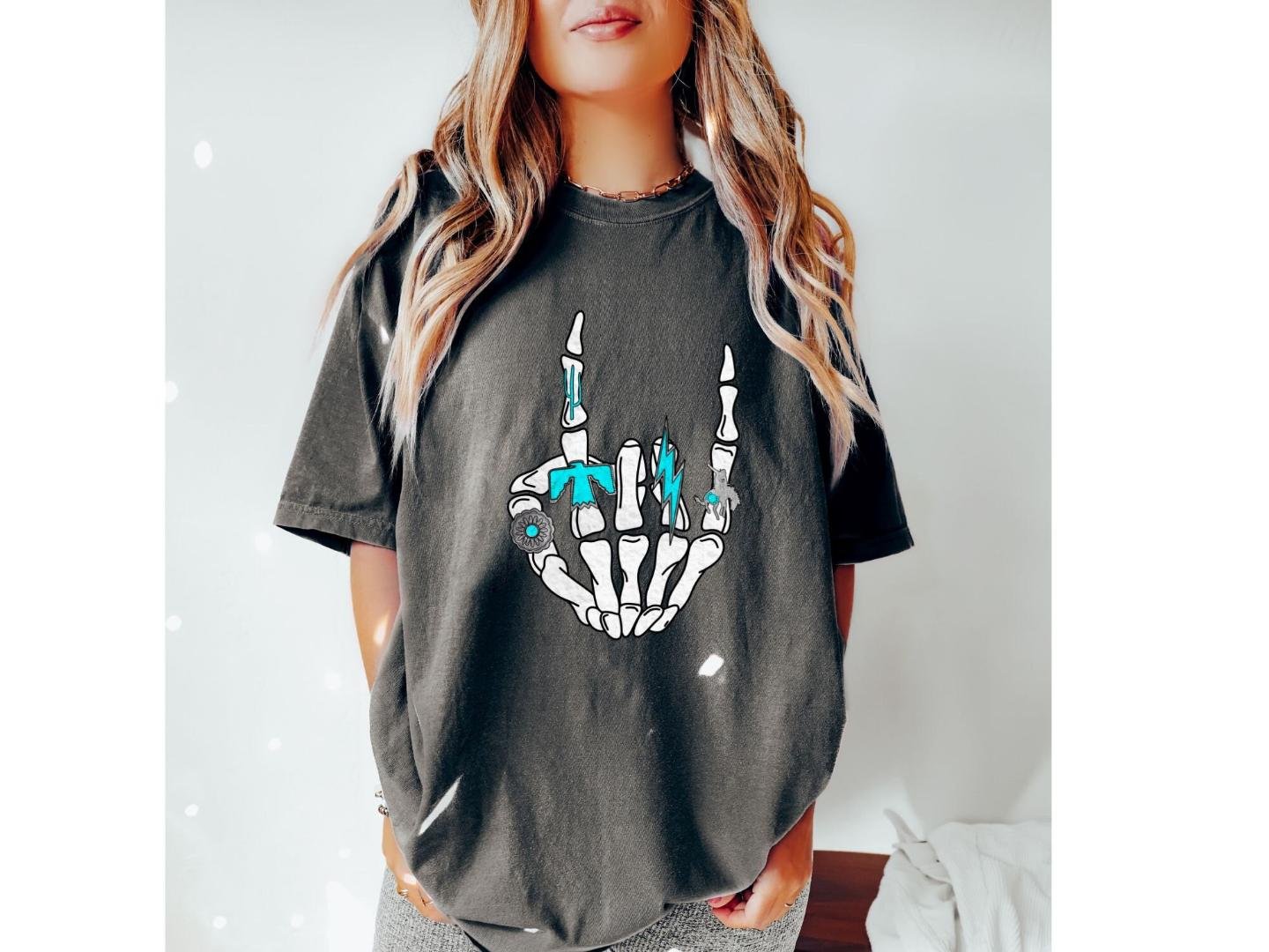 Skeleton Hand With Ring Shirt,Halloween Skeleton, 