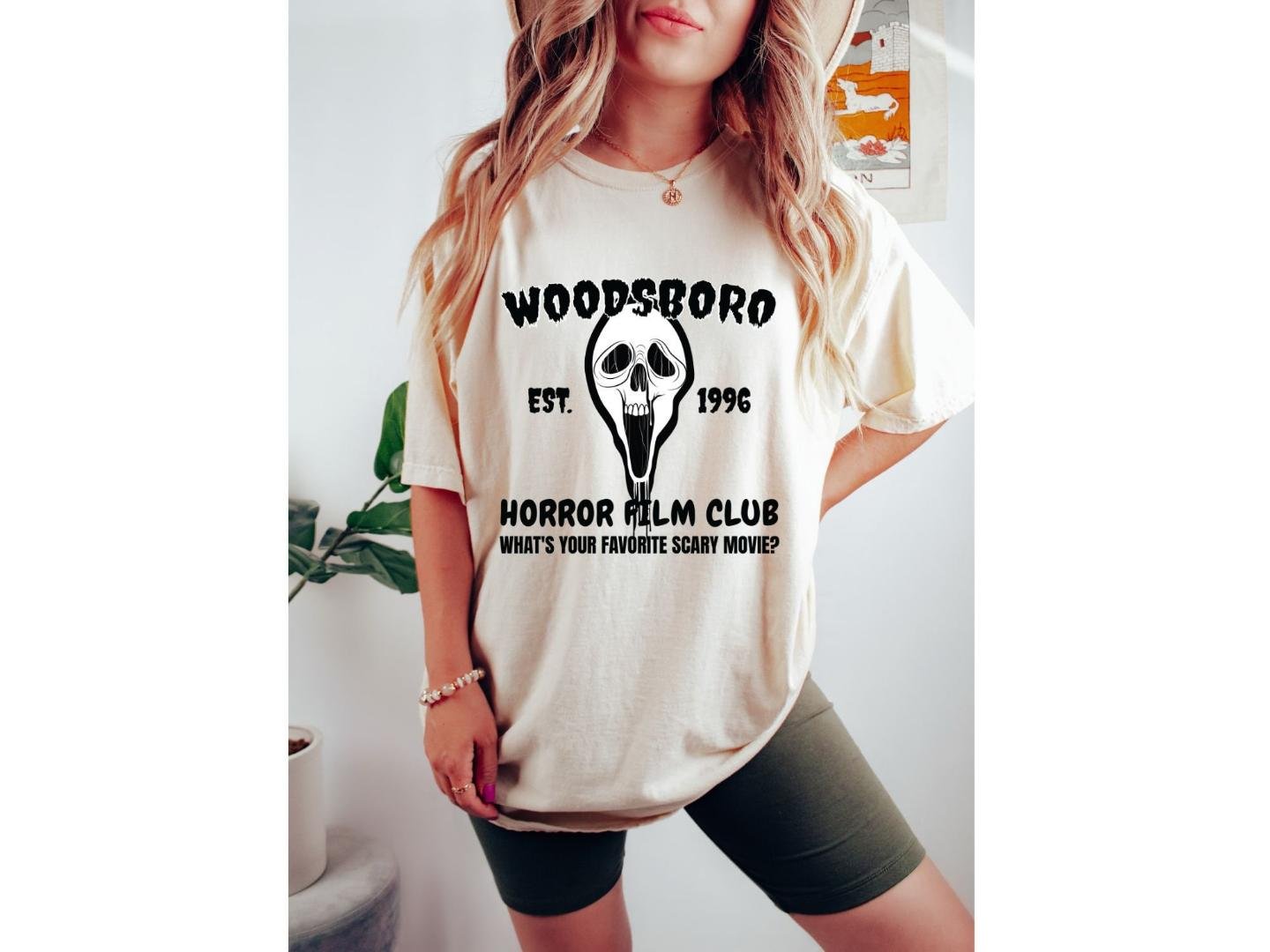 Halloween Scary Tee, Woodsboro HalloweenShirt