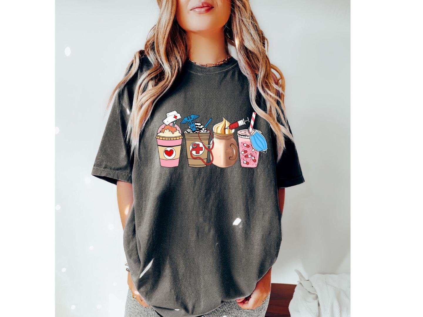 Nursing School Shirt, Nurse Coffee Shirts, Nurse Life