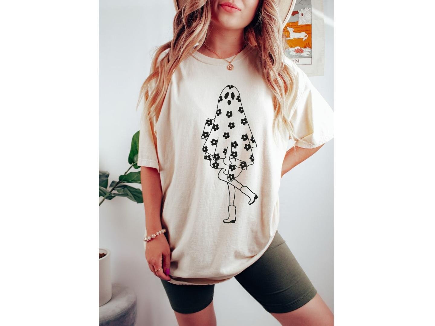 Gift For Her, FunnyGhost Shirt, Cute Fall Shirt,Trendy