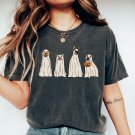 Ghost T Shirt, Dog Halloween Shirt, Ghost Dog TShirt, Fall T-shirts for Women