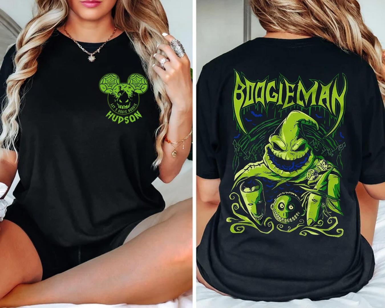 Two-sided Disney Halloween Let's Oogie Boogie Shirt