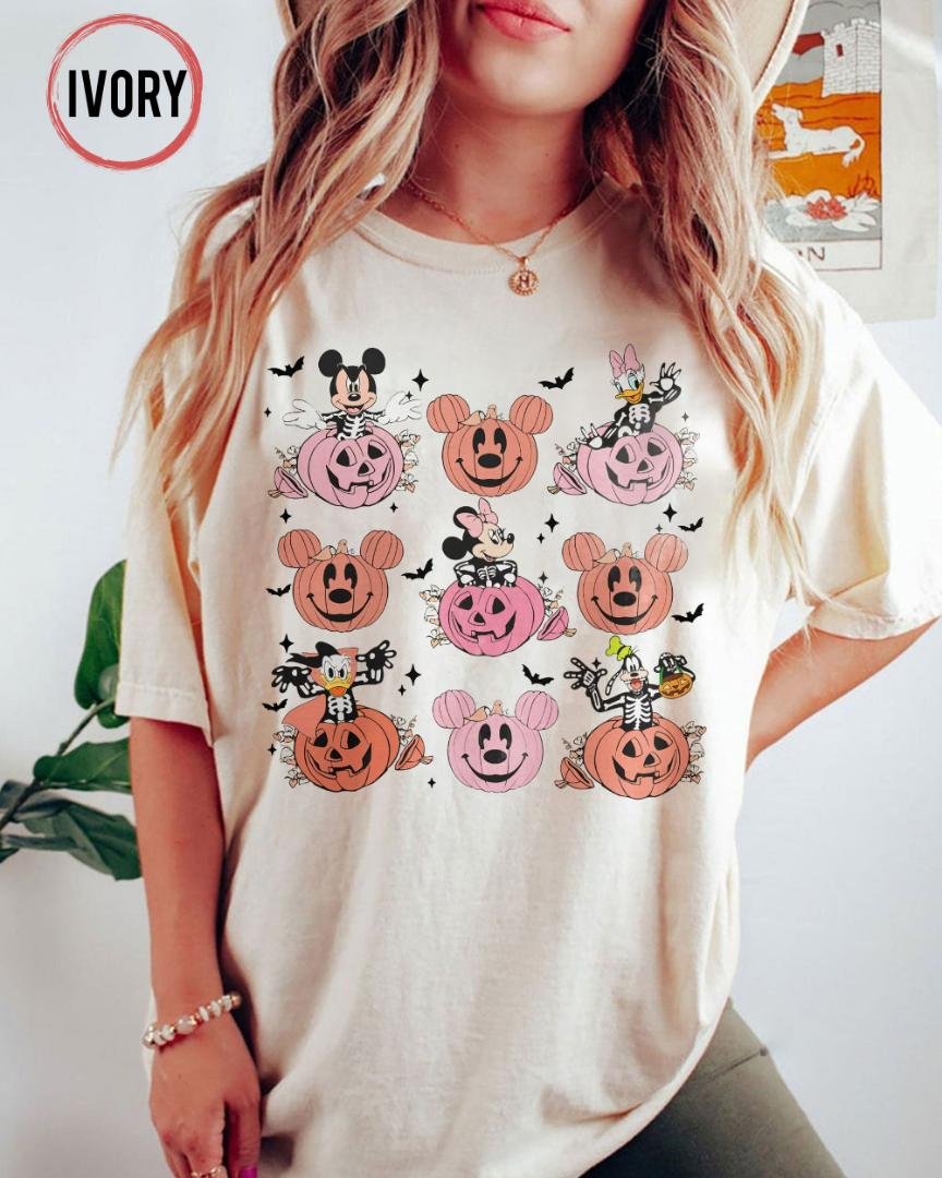 Mickey Skeleton Halloween Party Comfort Color Shirt,Halloween Spooky