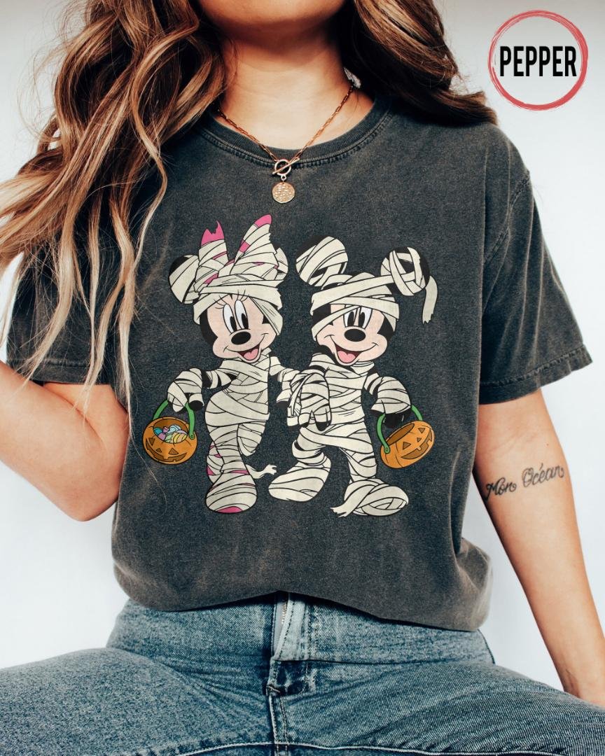 Minnie Mummy Shirt, Mickey Mummy Shirt, Mickey And Minnie