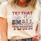 Jason Aldean Shirt, Vintage Try That In A Small Town Shirt, The Aldean Team