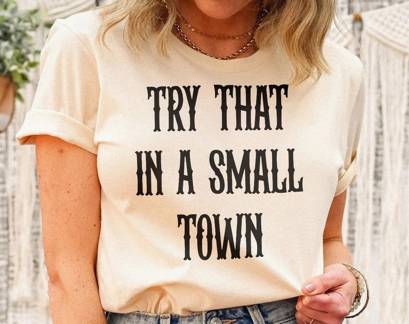 Jason Aldean Shirt, Vintage Try That In A Small Town Shirt, The Aldean Team