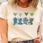 Stitch Lucky Shamrocks, Vintage Stitch St Patricks Day Shirt, Stitch