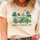 Happy St Patricks Day Shirt, Vintage Stitch Coffee Shirt, Stitch Lucky Sham