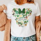 Mickey And Friends Lucky Shamroc, Vintage Minnie Head St Patricks Day Shirt