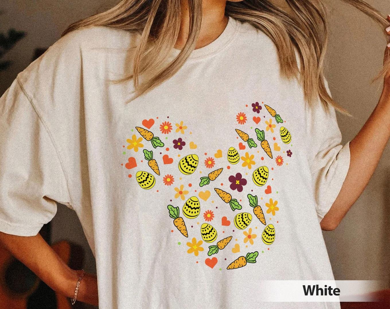 Retro Disneyland, Vintage Mickey Mouse Head Easter Day Shirt