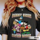 Retro Dis, Vintage Mickey Bunny Kiss And Easter Wishes Shirt