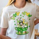 Happy St Patricks Day Shirt, Vintage Mickey And Friends Coffee Cup Shirt