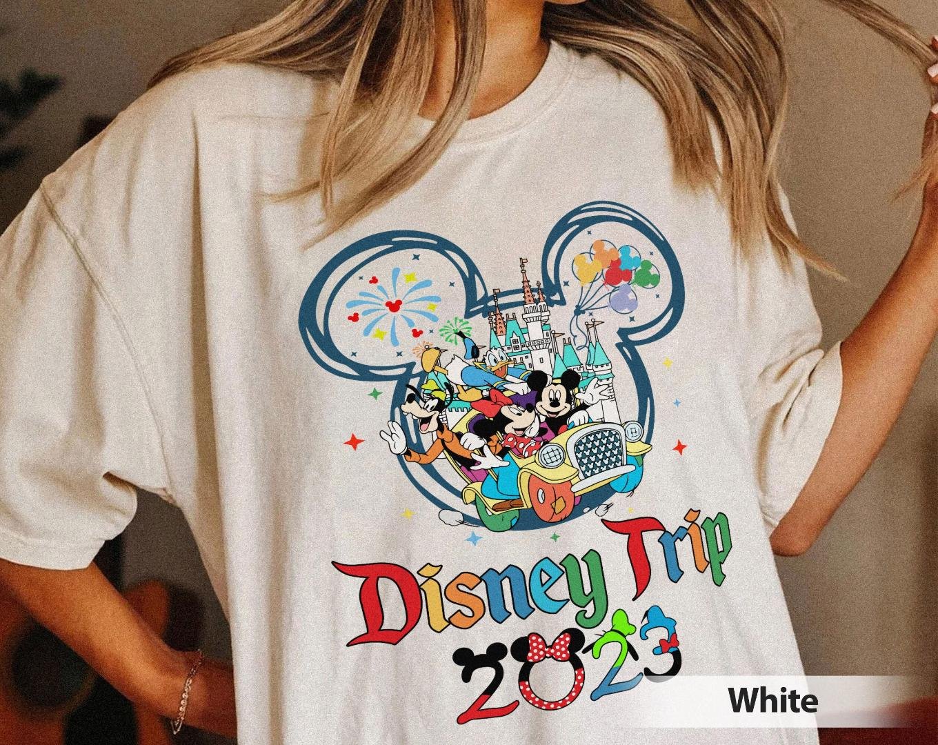 Retro Walt Disney Wor, Vintage Disney Family Trip 2023 Shirt
