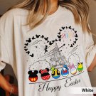 Retro Disneyla, Vintage Disney Castle Happy Easter Day Shirt