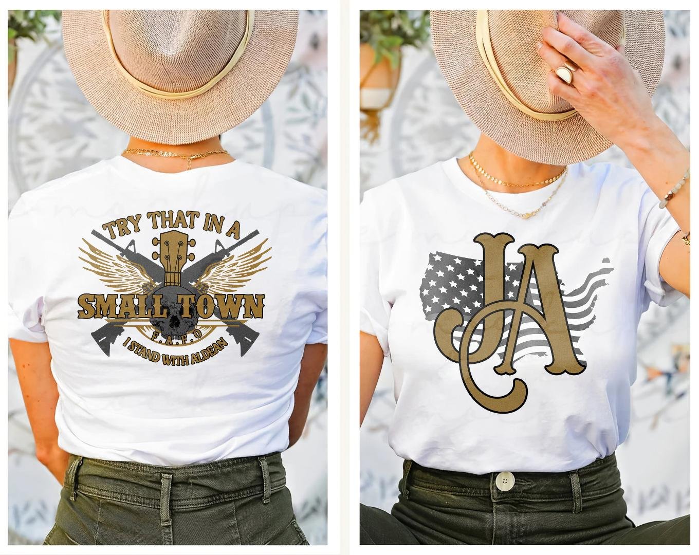 Jason Aldean Shirt, Try That In A Small Town Two Side Shirt, The Aldean