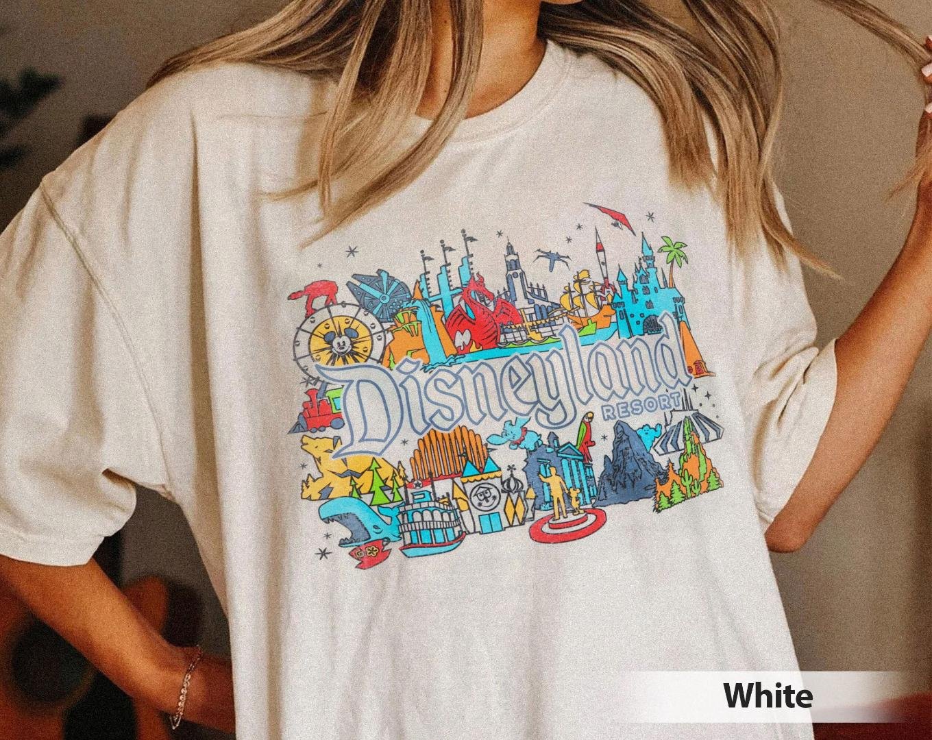 Vintage Walt Disney World Shi, Retro Disneyland Resort Shirt