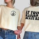 Matt Rife World Tour Shirt, If Found Return To Matt Rife Two Sided Shirt