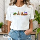 Disneyland Meet Me at my Happy Place Shirt, WDW Skyline Shirt, Matching Disney