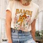 Disney Bambi Deer Shirt, Vintage Floral Bambi Shirt, Disney Character Bambi