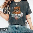 Star Wars, Retro Star Wars Wicket Ewok Endor Yub Nub Floral Tee