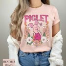Disney Winnie The Pooh Tee, Retro Floral Winnie The Pooh Shirt, Pooh and Friends