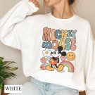 Retro Mickey Shirt, Groovy Disney Shirt, Boho Shirt Disney, Disney Vacation Shir