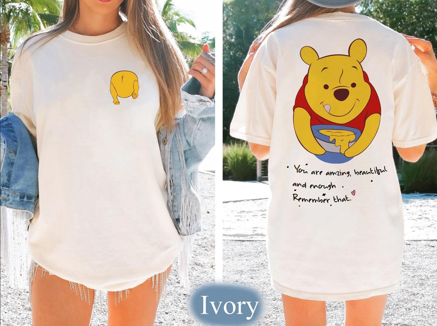 You Are Enough Shirt, Funny Winnie The Pooh Tee, Inspirational