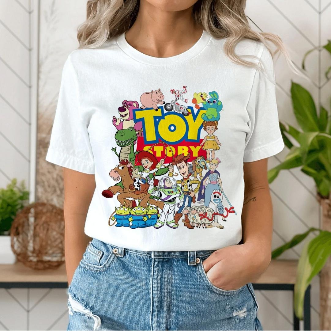 WDW Magic Kingdom Shirt, Disney Pixar Toy Story Characters Tee, Toy Story
