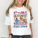 Retro Pooh and Friends Shirt, Disney 4th of July Tee, Disney