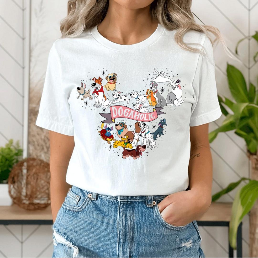 Disney Dog Mom and Lovers Gift, Cute Disney Dogs Shirt, WDW Magic Kingdom Shirt