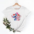 Disney Couple Shirt, Stitch And Angel Christmas Shirt, Disney