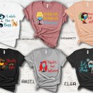 Wine Princess Shirts, Princess Drinking Shirts, Food and Win