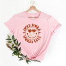 Disney Valentines Shirt,, Mickey Love More Worry Less Shirt