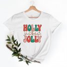 Holly Jolly Vibes S, Holly Jolly Vibes Retro Christmas Shirt