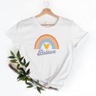 Rainbow Believe Shirt, Disney Rainbow Shirt, Disney Rainbow