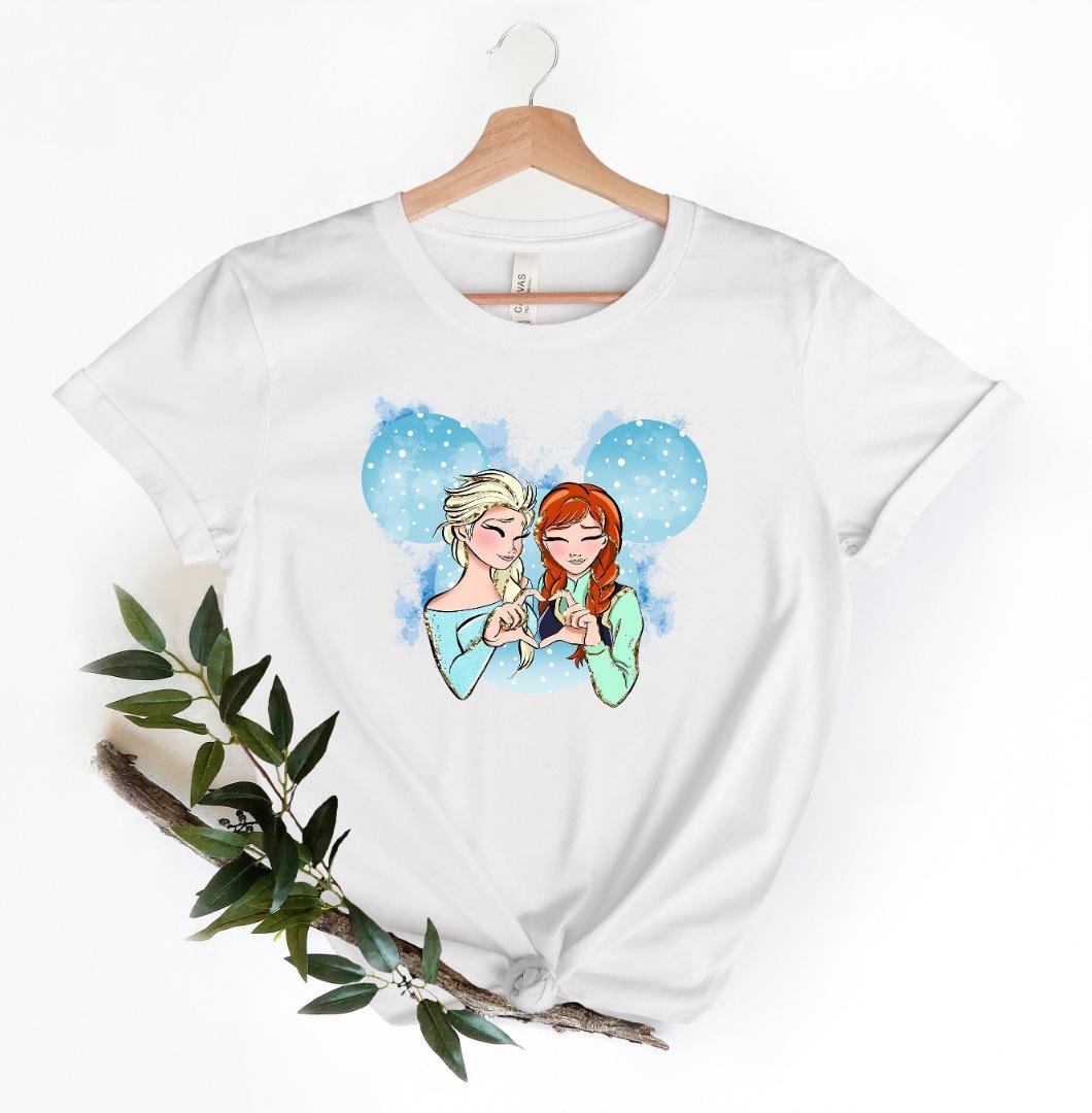 Frozen Elsa Anna Shirt, Disney Princess Elsa T-Shirt, Frozen
