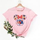 Disney USA, Disney Minnie And Mickey God Bless The USA Shirt