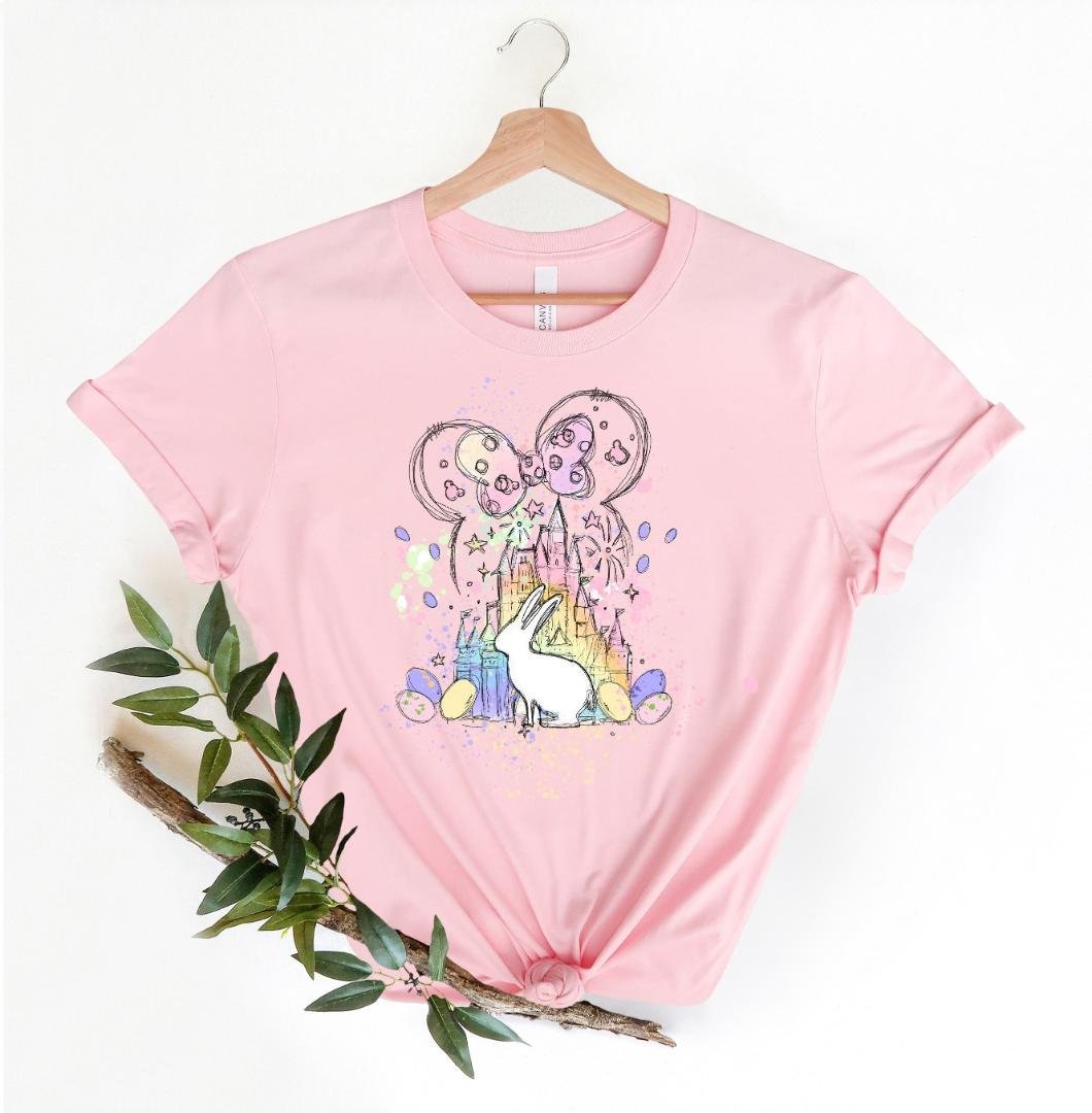 Minnie Castle Easter Shirt, Disney Easter Castle Shirt, Disn