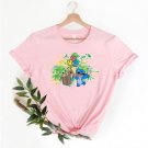 Disney Stitch, Disney Baby Yoda And Stitch Watercolor Shirt