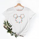Mickey head T-shirt, Christmas light Mickey Mouse Shirt, Chr