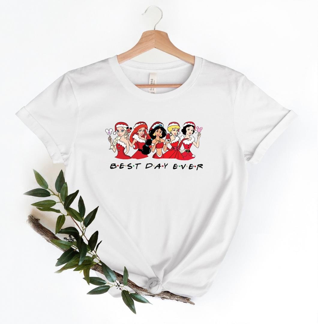 Best Day Ever Shirts, Christmas Disney Princess Shirt, Chri