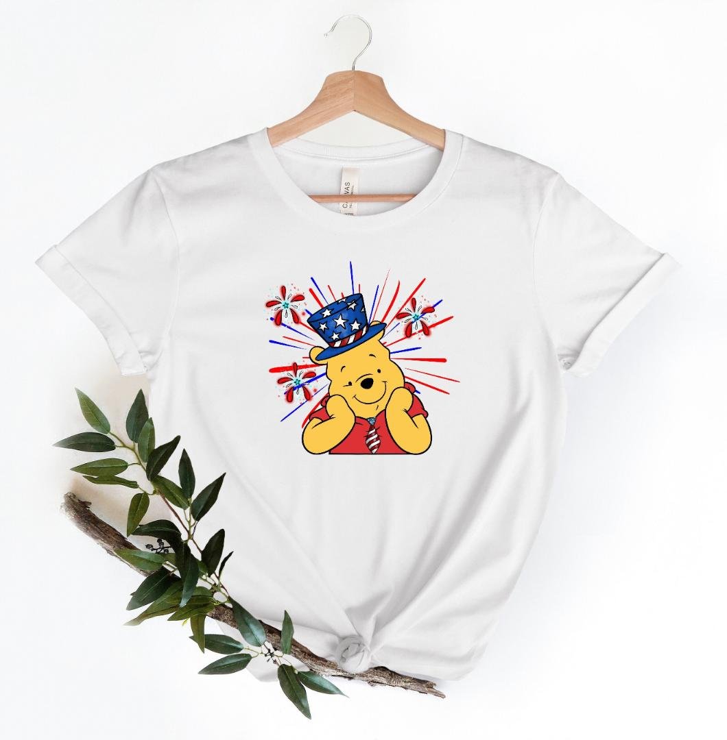 Disney Winnie The Pooh 4th of July Shirt, Pooh Shirt