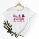 Stitch Coffee, Stitch And Angel Happy Valentines Day Shirt