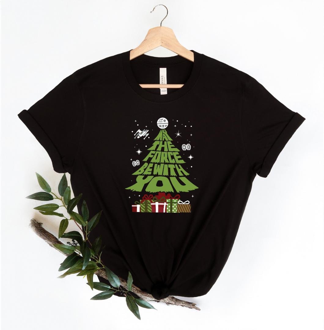 Star Wars May The Force Be With You Christmas Tree Shirt