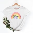 Rainbow Mini Shirt, Rainbow Mama Shirt, Blessed Mama